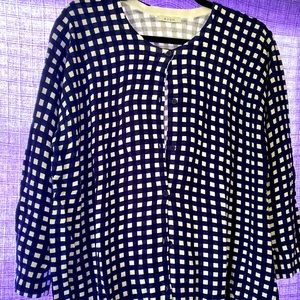 Blue and white cardigan 🔵NWT⚪️ plus size